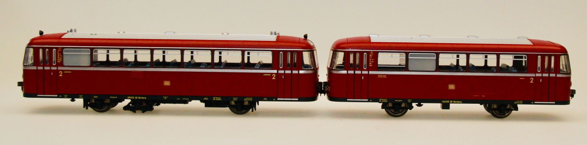 Fleischmann 4405 - Fleischmann - Schienenbus BR 795 DB Ep.IV mit Beiwagen 4406 H0/GL